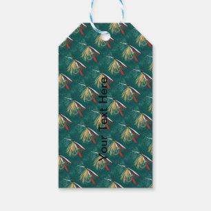 Étiquettes-cadeau Truite "Fin" Mouche mouillée mouillée mouillée