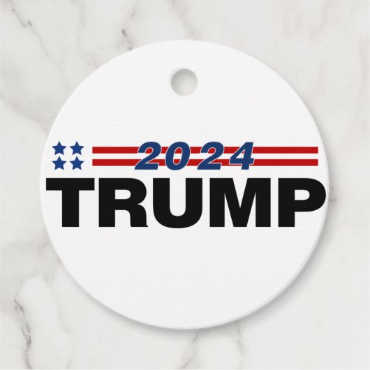 Étiquettes Cadeau Trump 2024 (Devant)