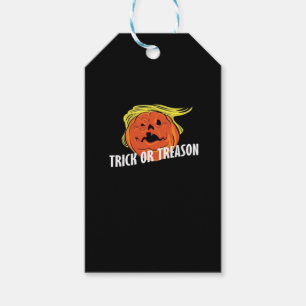 Étiquettes-cadeau Trumpkin - Halloween Trompette Ou Trace