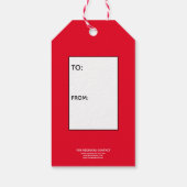 Étiquettes-cadeau Tu es la bombe, la bombe de cacao (Dos)