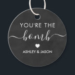 Étiquettes Cadeau Tu es le Bomb Bath Bomb Gift Tag, Chalkboard<br><div class="desc">Ce sont les petites étiquettes cadeaux parfaites. Vous pouvez customiser le texte avant et le texte arrière,  ainsi que modifier les couleurs.</div>