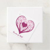 Étiquettes Cadeau Tu es mon coeur (En situation)