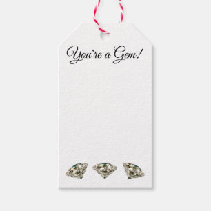 Étiquettes-cadeau "Tu es un Gem !"