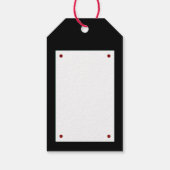 Étiquettes-cadeau Tu vas nous manquer Noël social (Dos)