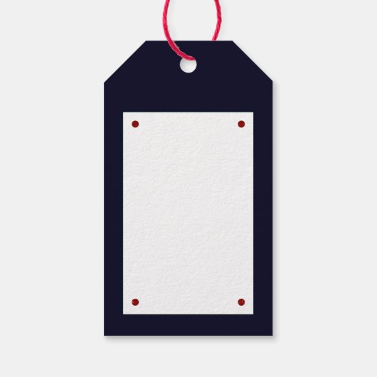 Étiquettes-cadeau Tu vas nous manquer Noël social (Dos)