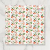 Étiquettes Cadeau Tulipes et Daffodils Mariage de printemps (Dos)