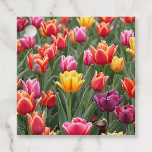 Étiquettes Cadeau Tulipes néerlandaises