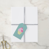 Étiquettes-cadeau Turquoise illusima (Avec de la ficelle)