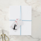Étiquettes-cadeau Tuxedo Chats Noël Tags cadeaux de Noël (Avec de laficelle)
