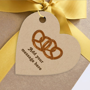 Étiquettes Cadeau Tuyau de Pretzel - Fun Pain & Baking thème