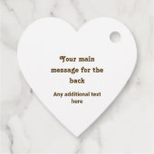 Étiquettes Cadeau Tuyau de Pretzel - Fun Pain & Baking thème (Dos)