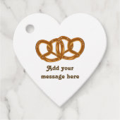 Étiquettes Cadeau Tuyau de Pretzel - Fun Pain & Baking thème (Devant)