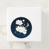 Étiquettes Cadeau Twinkle Little Star Navy Bunny (En situation)