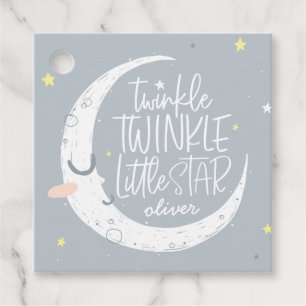 Étiquettes Cadeau Twinkle, scintiller la marque de fête d'anniversai