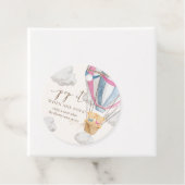 Étiquettes Cadeau Twins Bearly Wait Teddy Bear Pop It When She Pops (En situation)