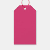 Étiquettes-cadeau Typographie d'amour moderne Saint-Valentin (Dos)