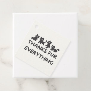 Étiquettes Cadeau Typographie inspirée par un animal jeu de mots Ani