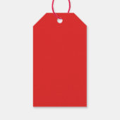 Étiquettes-cadeau Typographie minima Noël portugais Salutations (Dos)