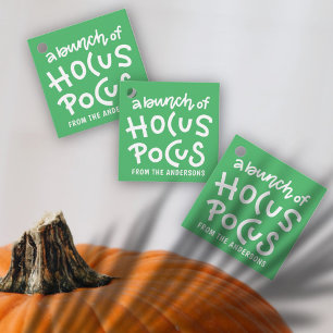 Étiquettes Cadeau Typographie moderne Cute Hocus Pocus Halloween