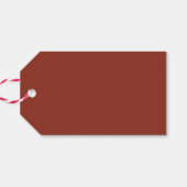 Étiquettes-cadeau Typographie rétro Brown Joyeux Noël (Dos Horizontal)