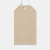 Étiquettes-cadeau Typographie tendance Noël Arbre de Noël (Dos)