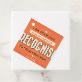 Étiquettes Cadeau Typographie vintage (En situation)