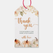 Étiquettes-cadeau Un Baby shower Automne Un Peu Citrouille (Devant)
