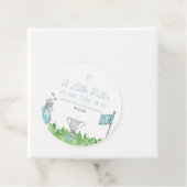 Étiquettes Cadeau Un Baby shower De Golf Un Peu Bleu (En situation)