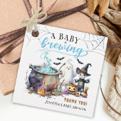 Étiquettes Cadeau Un bébé brasse un garçon mignon Baby shower d'Hall
