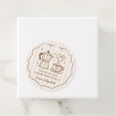 Étiquettes Cadeau Un bébé simple brasse du Merci (En situation)