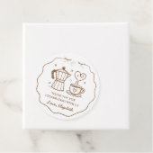 Étiquettes Cadeau Un bébé simple brasse du Merci (En situation)