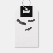 Étiquettes-cadeau Un Boo Noir Simple Happy Halloween (Devant)