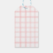 Étiquettes-cadeau Un Bunny Pastel Printemps Lapin Rose Anniversaire  (Dos)