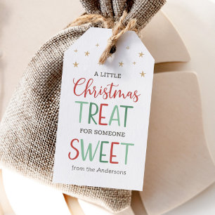 Étiquettes-cadeau Un cadeau de Noël pour quelqu'un de doux Vacances