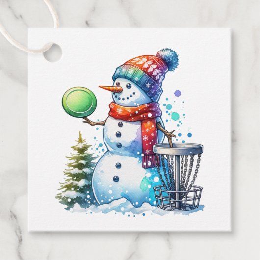 Étiquettes Cadeau Un cadeau pour vous | Disk Golf (Devant)