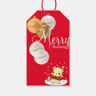 Étiquettes-cadeau Un câlin pour Noël