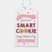 Étiquettes-cadeau Un Cookie intelligent en classe Valentines Day (Devant)