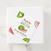 Étiquettes Cadeau Un dans un Melon 1er Merci d'anniversaire (En situation)