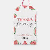 Étiquettes-cadeau Un Dans Un Melon Anniversaire Merci De Pastèque (Devant)