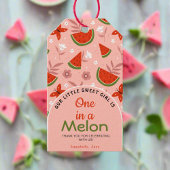 Étiquettes-cadeau Un dans un Melon Pastèque Papillons Merci