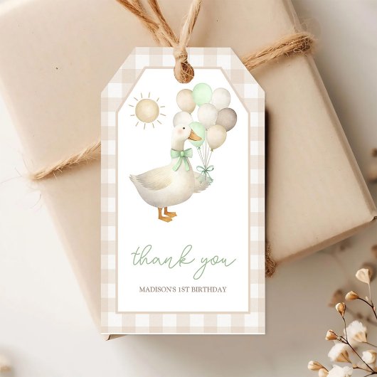 Étiquettes-cadeau UN Fou Goose, Ballons