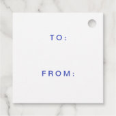 Étiquettes Cadeau Un Freilichen Purim par la main (Dos)