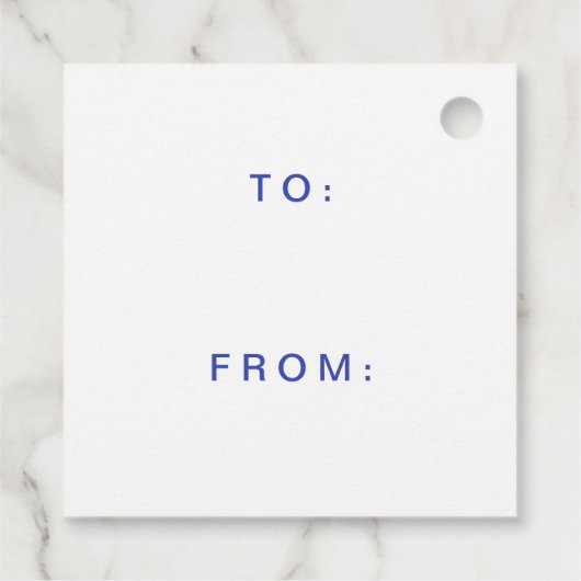 Étiquettes Cadeau Un Freilichen Purim par la main (Dos)