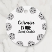 Étiquettes Cadeau Un gâteau sucré et du lait Anniversaire (Dos)