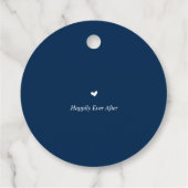 Étiquettes Cadeau Un jour plus tard, la répétition Mariage Merci Don (Dos)