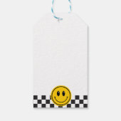 Étiquettes-cadeau Un joyeux mec à visage joyeux garçon 1er anniversa (Dos)