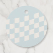 Étiquettes Cadeau Un joyeux Mec Smiley 1er Anniversaire (Dos)