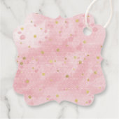 Étiquettes Cadeau Un lapin atteint le cinquième anniversaire (Dos)