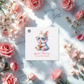 Étiquettes Cadeau Un lapin est en chemin Baby shower