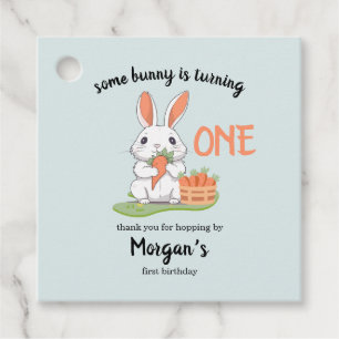 Étiquettes Cadeau Un Lapin Est Un Garçon Filles 1Er Anniversaire